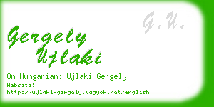 gergely ujlaki business card